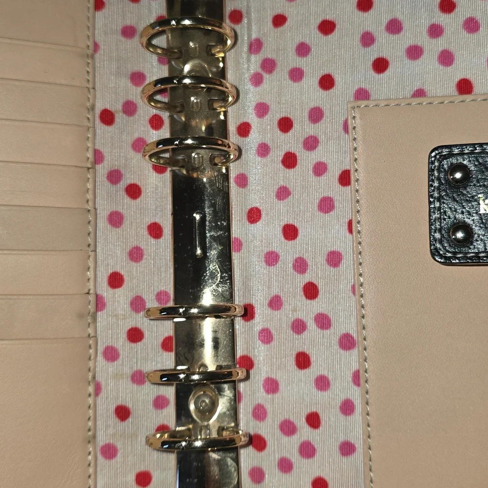 Kate Spade Black Leather Planner Agenda - Picture 10 of 10